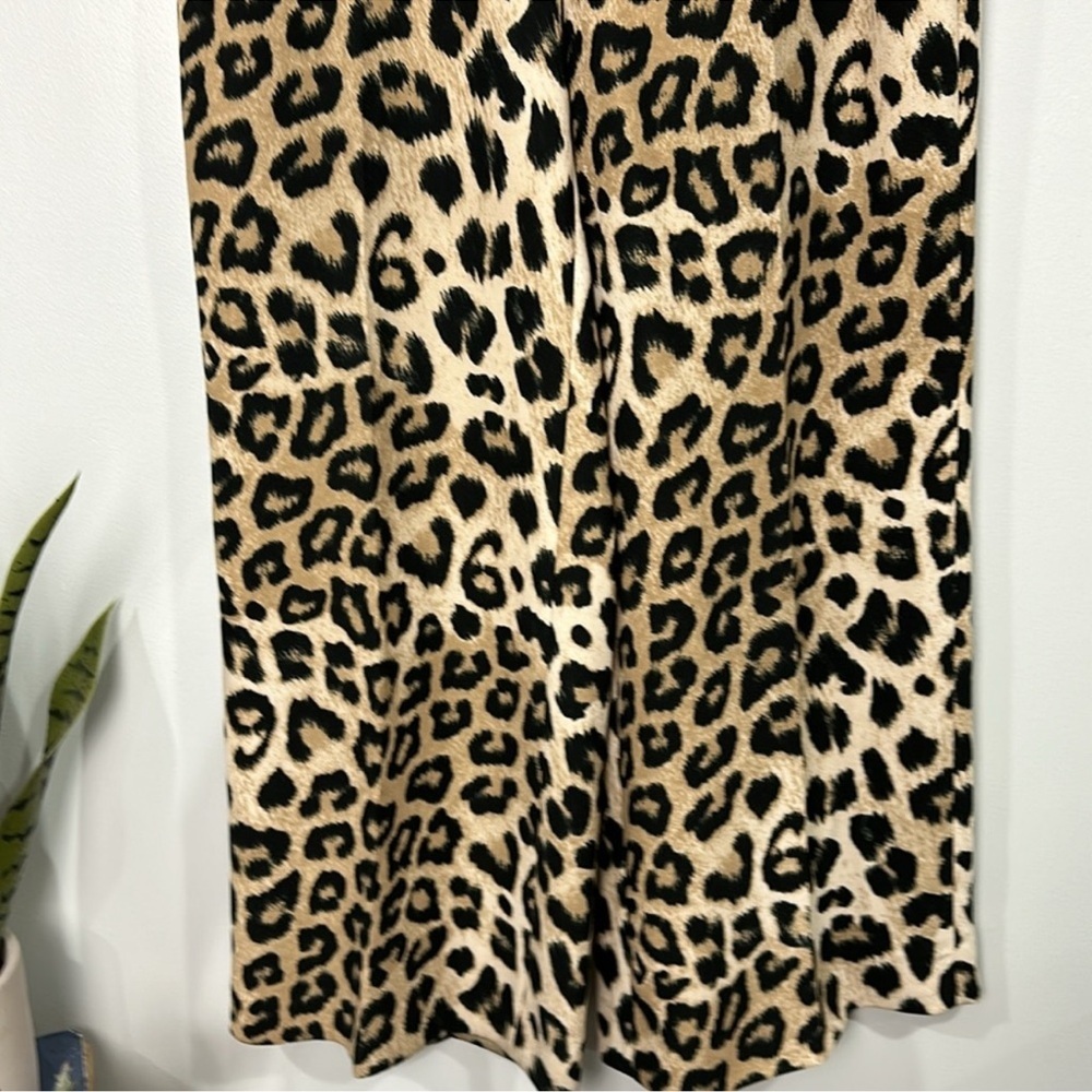 Leopard Print Women's Pants - Picture 3 of 9